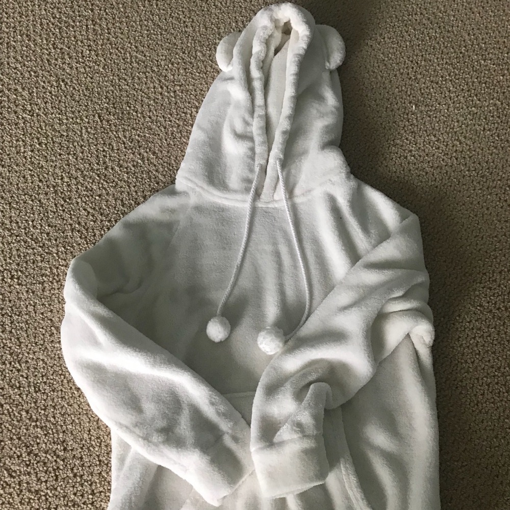 Fuzzy, warm, and cozy sweatshirt